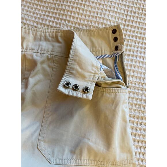 Tommy Hilfiger Tennis Style Pleated A Line High Waisted Khaki Skirt Size 10 - Picture 3 of 12